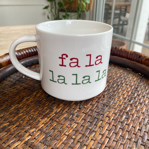 Target Threshold falalalala Porcelain Holiday Coffee Tea Cocoa Mug - Picture 5 of 5